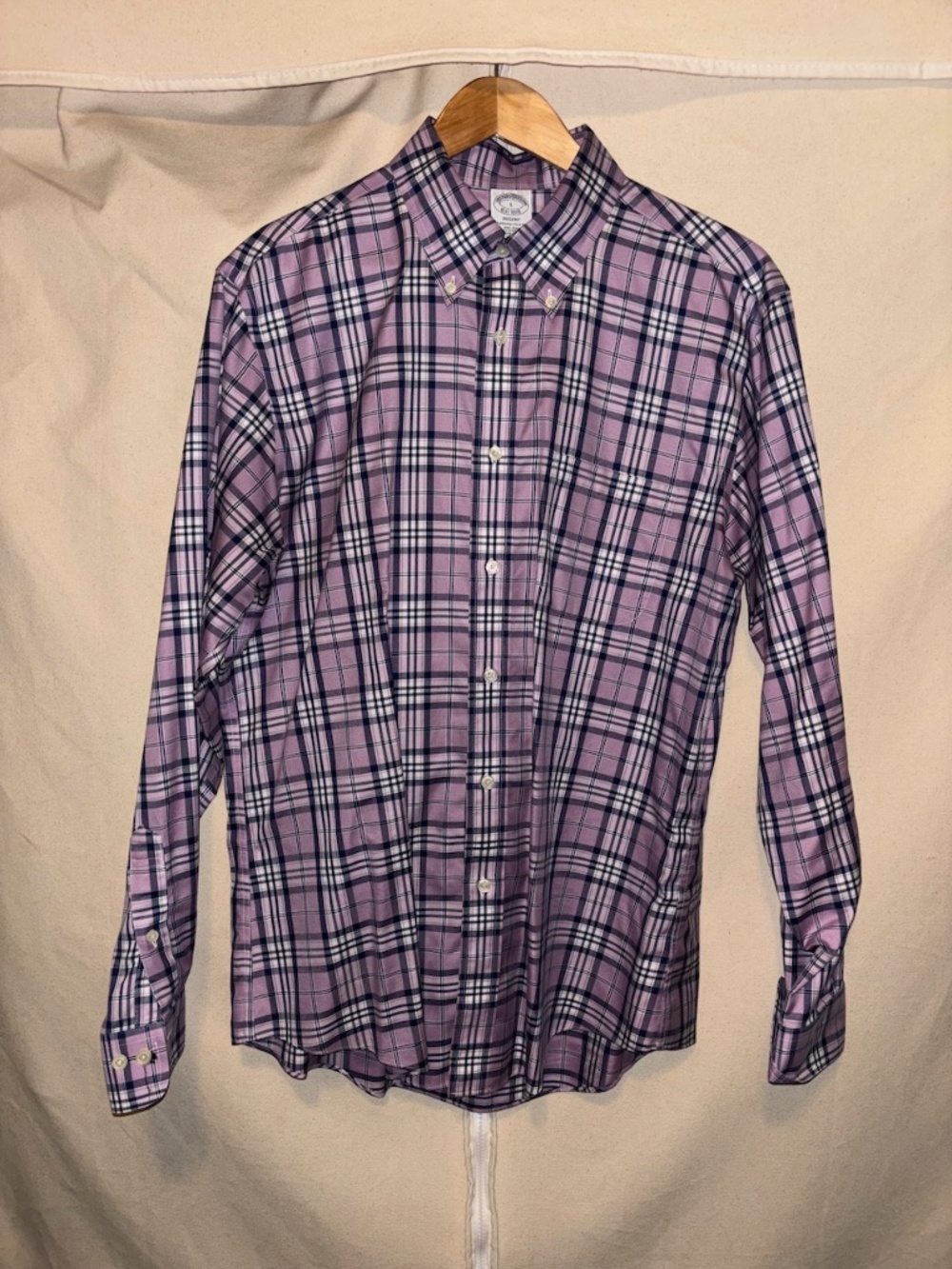 Men's Brooks Brothers Button-down Long-sleeve Large Shirts (Bundle of 5) - Picture 2 of 16